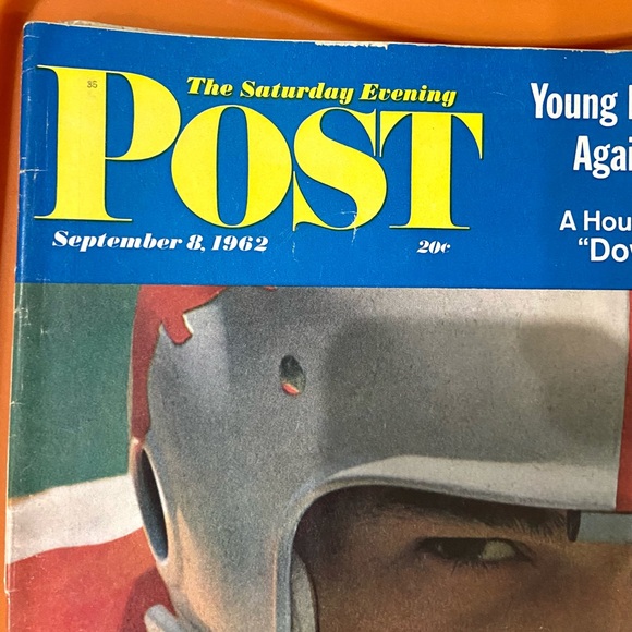 The Saturday Evening Post Sept 8 1962 Ray Poage NFL Eagles Vintage News Magazine - Picture 4 of 4